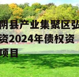 汤阴县产业集聚区弘达投资2024年债权资产项目
