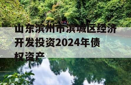 山东滨州市滨城区经济开发投资2024年债权资产
