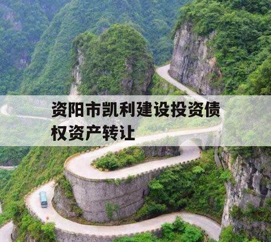 资阳市凯利建设投资债权资产转让