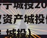 山东济宁城投2024年债权资产城投债定融（济宁 城投）