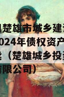 四川楚雄市城乡建设投资2024年债权资产拍卖（楚雄城乡投资建设有限公司）