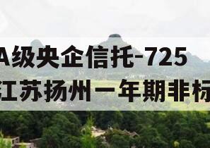 A级央企信托-725江苏扬州一年期非标