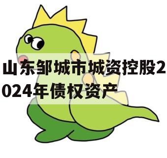 山东邹城市城资控股2024年债权资产