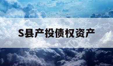 S县产投债权资产