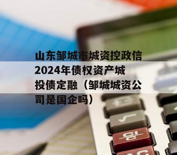 山东邹城市城资控政信2024年债权资产城投债定融（邹城城资公司是国企吗）