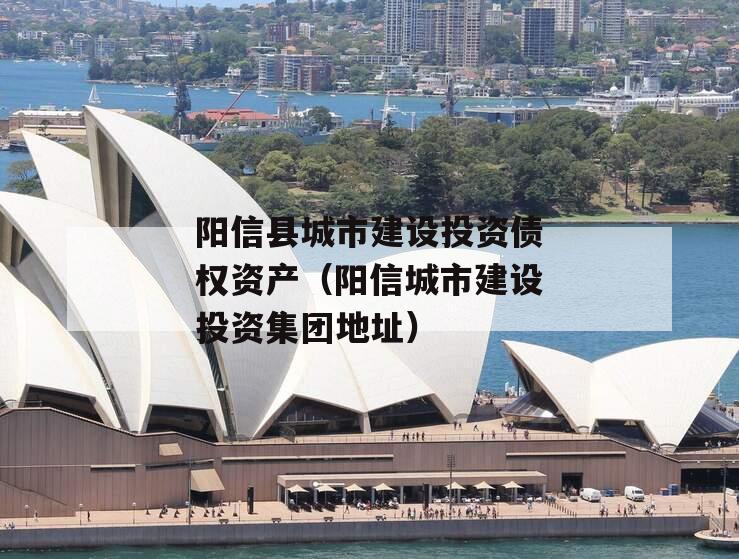 阳信县城市建设投资债权资产（阳信城市建设投资集团地址）
