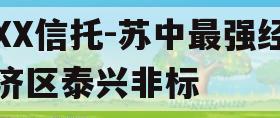 XX信托-苏中最强经济区泰兴非标