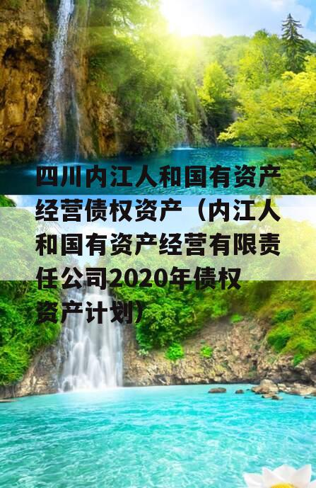 四川内江人和国有资产经营债权资产（内江人和国有资产经营有限责任公司2020年债权资产计划）