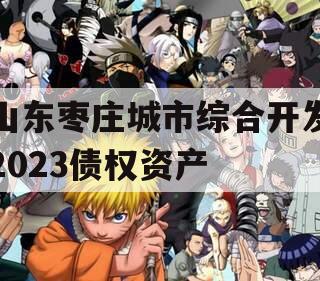 山东枣庄城市综合开发2023债权资产