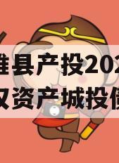 江苏睢县产投2024年债权资产城投债定融