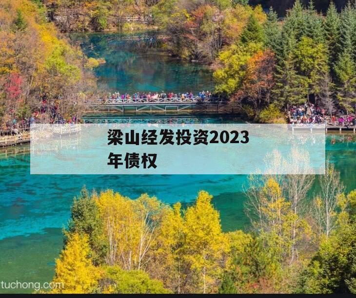 梁山经发投资2023年债权