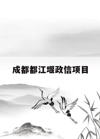 成都都江堰政信项目