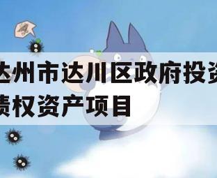 达州市达川区政府投资债权资产项目