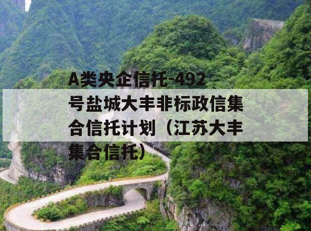 A类央企信托-492号盐城大丰非标政信集合信托计划（江苏大丰集合信托）