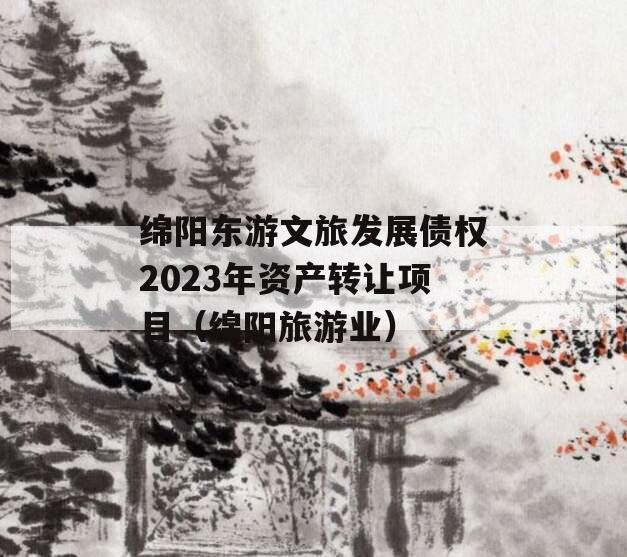 绵阳东游文旅发展债权2023年资产转让项目（绵阳旅游业）