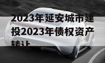 2023年延安城市建投2023年债权资产转让