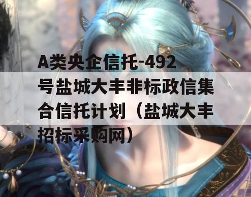 A类央企信托-492号盐城大丰非标政信集合信托计划（盐城大丰招标采购网）
