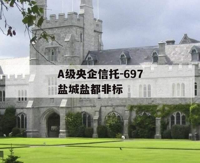 A级央企信托-697盐城盐都非标