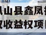 广西凤山县鑫凤投资发展债权收益权项目 广西凤山县鑫凤投资发展债权收益权项目