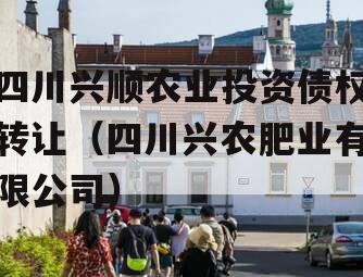 四川兴顺农业投资债权转让（四川兴农肥业有限公司）
