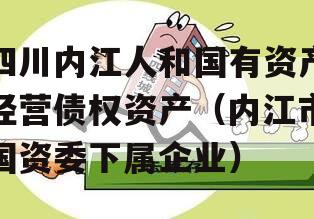 四川内江人和国有资产经营债权资产（内江市国资委下属企业）