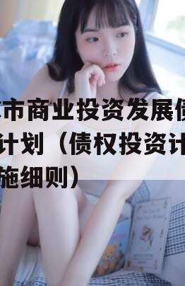 TC市商业投资发展债权计划（债权投资计划实施细则）