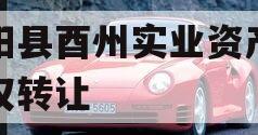 酉阳县酉州实业资产收益权转让
