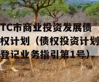 TC市商业投资发展债权计划（债权投资计划登记业务指引第1号）
