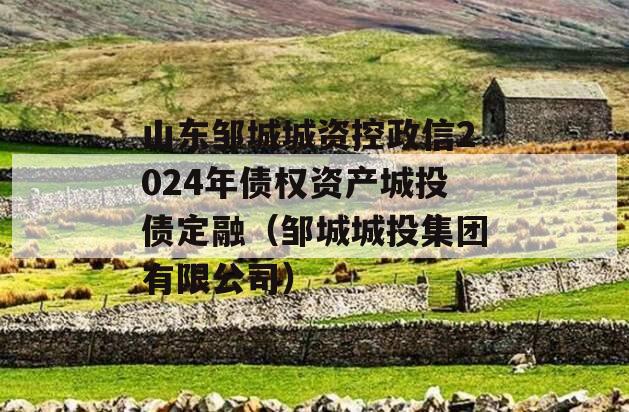山东邹城城资控政信2024年债权资产城投债定融（邹城城投集团有限公司）