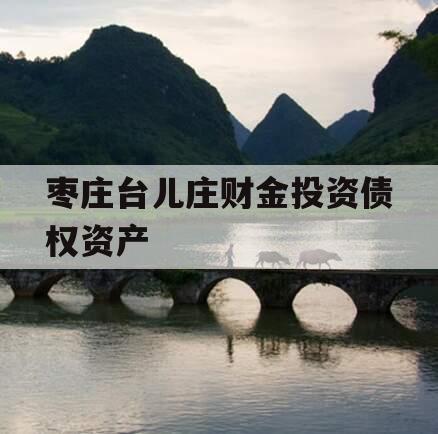 枣庄台儿庄财金投资债权资产