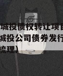 GY城投债权转让项目（城投公司债券发行条件梳理）