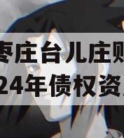 山东枣庄台儿庄财金投资2024年债权资产