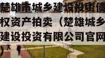 楚雄市城乡建设投资债权资产拍卖（楚雄城乡建设投资有限公司官网）