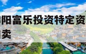 绵阳富乐投资特定资产拍卖