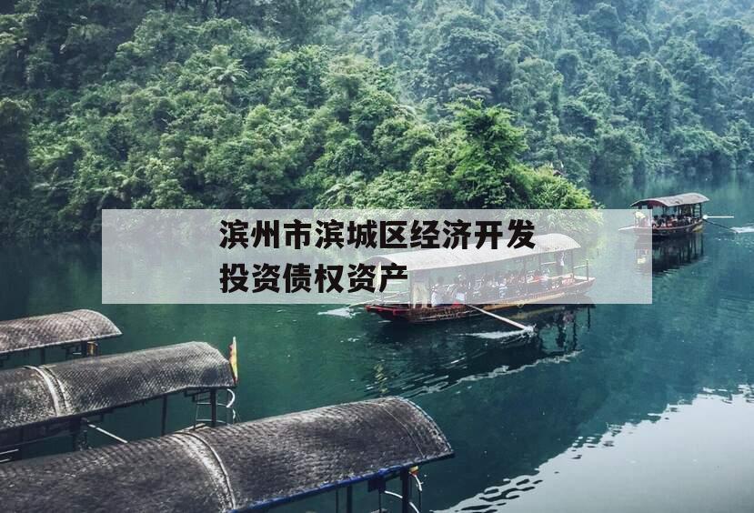 滨州市滨城区经济开发投资债权资产
