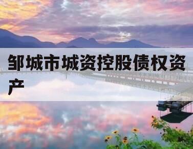邹城市城资控股债权资产