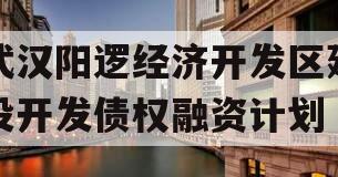 武汉阳逻经济开发区建设开发债权融资计划