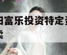 绵阳富乐投资特定资产拍卖