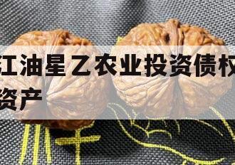 江油星乙农业投资债权资产