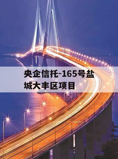 央企信托-165号盐城大丰区项目