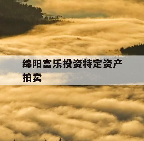 绵阳富乐投资特定资产拍卖