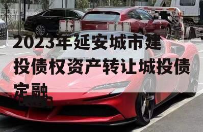 2023年延安城市建投债权资产转让城投债定融