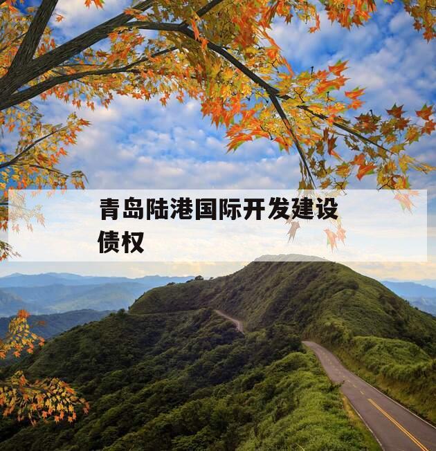 青岛陆港国际开发建设债权
