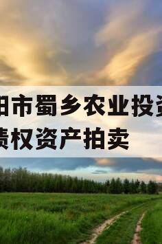资阳市蜀乡农业投资开发债权资产拍卖
