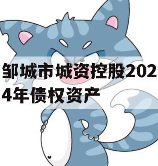 邹城市城资控股2024年债权资产