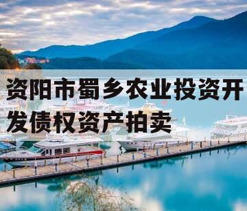 资阳市蜀乡农业投资开发债权资产拍卖