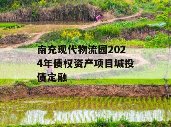 南充现代物流园2024年债权资产项目城投债定融