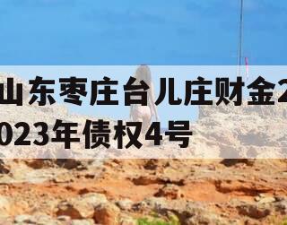 山东枣庄台儿庄财金2023年债权4号