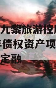 重庆九黎旅游控股2024年债权资产项目城投债定融