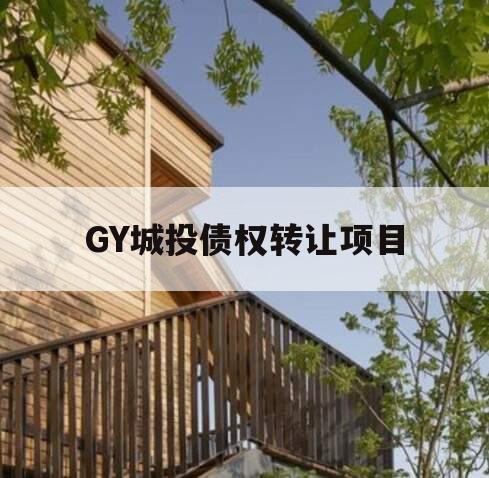 GY城投债权转让项目